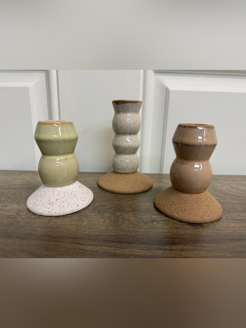 Anthropologie candlestick holders